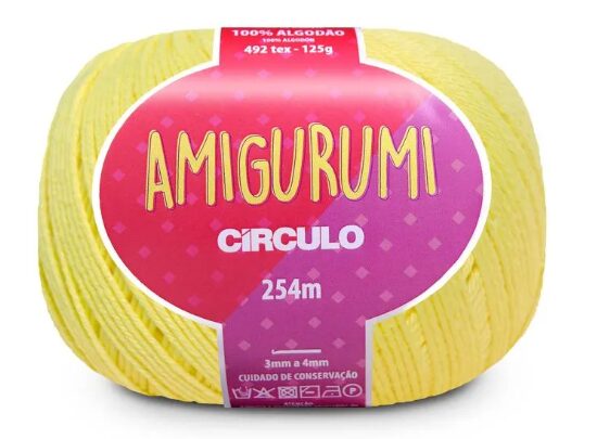 Linha Amigurumi Amarelo Candy