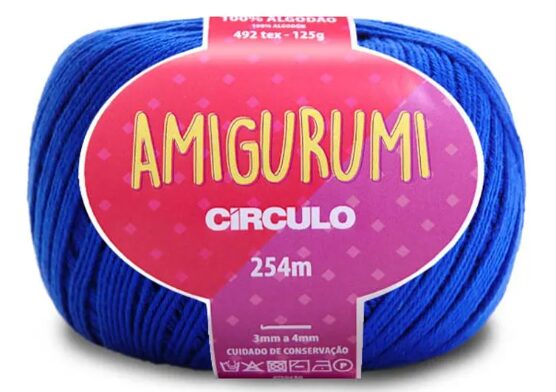 Linha Amigurumi Azul Bic