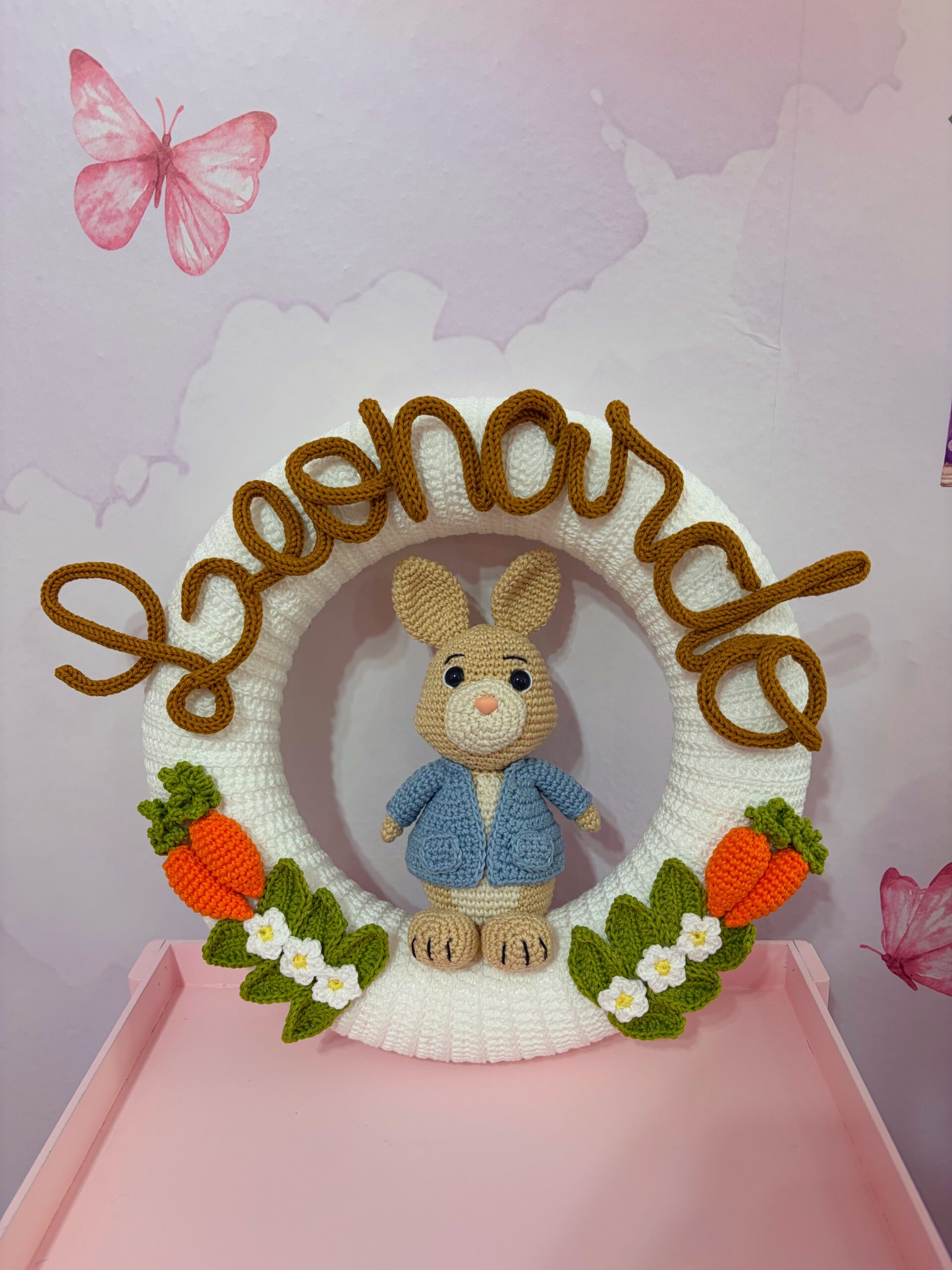 Porta Maternidade Amigurumi com Pet – Personalizado | Crochê Artesanal - Imagem 5