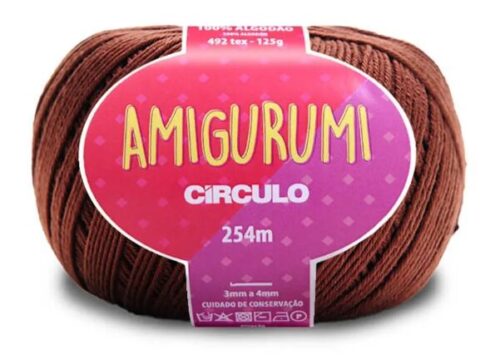 Linha Amigurumi Círculo Brigadeiro – Fio de Crochê 100% Algodão 125 g