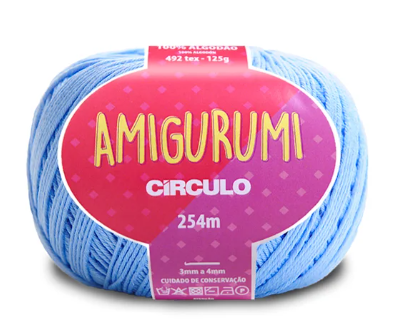 Linha Amigurumi Círculo Hortênsia – Fio de Crochê 100% Algodão 125 g