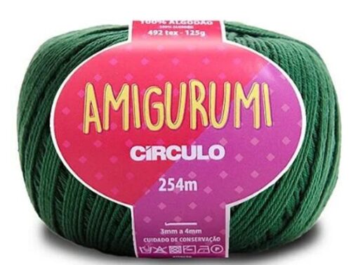 Linha Amigurumi Círculo Musgo – Fio de Crochê 100% Algodão 125 g