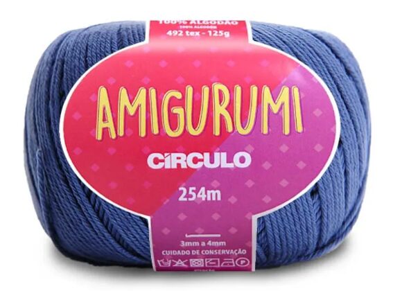Linha Amigurumi Círculo Náutico – Fio de Crochê 100% Algodão 125 g