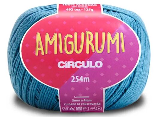 Linha Amigurumi Círculo Netuno – Fio de Crochê 100% Algodão 125 g