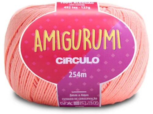 Linha Amigurumi Círculo Organza – Fio de Crochê 100% Algodão 125 g