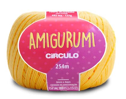 Linha Amigurumi Círculo Solar – Fio de Crochê 100% Algodão 125 g