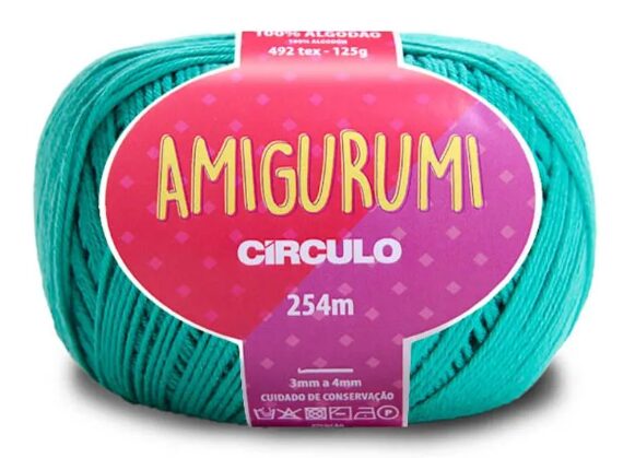 Linha Amigurumi Círculo Tiffany – Fio de Crochê 100% Algodão 125 g