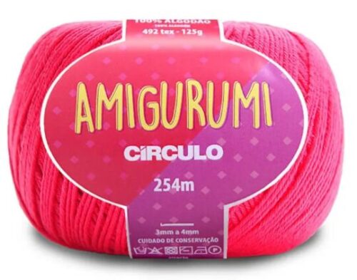 Linha Amigurumi Círculo Tulipa – Fio de Crochê 100% Algodão 125 g