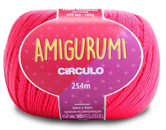 Linha Amigurumi Círculo Tulipa – Fio de Crochê 100% Algodão 125 g